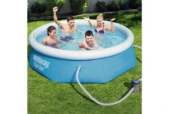 Bestway Fast Set Zwembad | Ø 244 X 66 Cm -Dophin Zwembaden Winkel bestway fast set 244 66 mensen