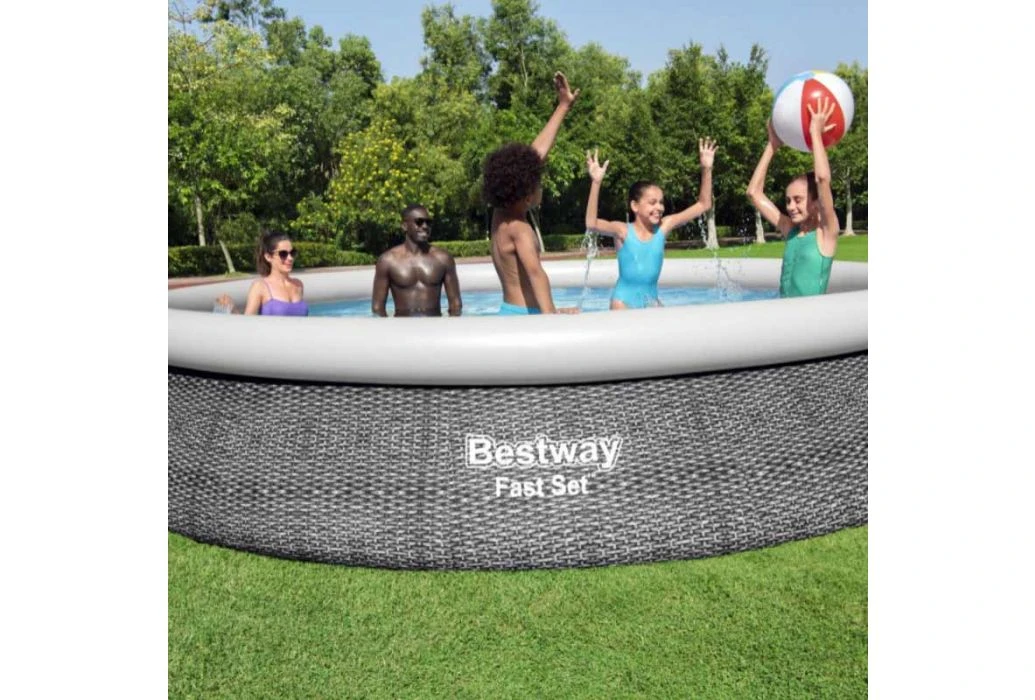 Bestway Fast Set Rotan Zwembad | Ø 457 X 84 Cm 3 Bestway Fast Set Rotan Zwembad | Ø 457 X 84 Cm - Afbeelding 3