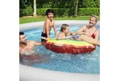 Bestway Fast Set Rotan Zwembad | Ø 396 X 84 Cm -Dophin Zwembaden Winkel bestway fast set rotan mensen 2