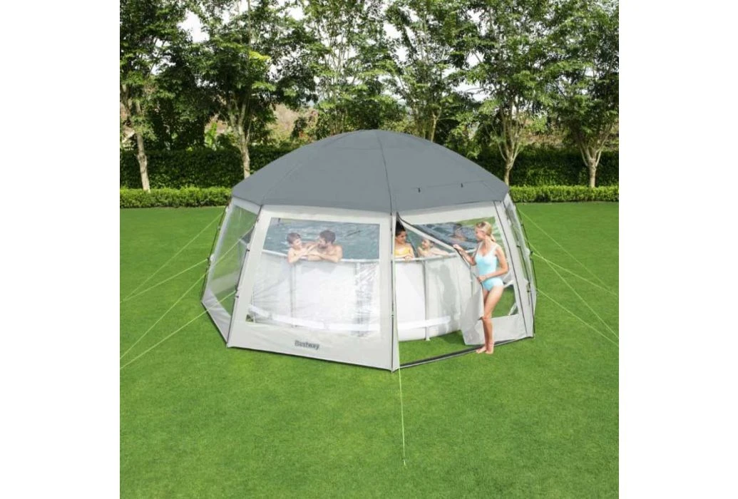 Bestway Flowclear Pool Dome Zwembadoverkapping 6 Bestway Flowclear Pool Dome Zwembadoverkapping - Afbeelding 6