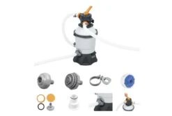 Bestway Flowclear Zandfilter 3,0 M³/u -Dophin Zwembaden Winkel bestway flowclear zandfilter 3 0 m u onderdelen