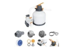 Bestway Flowclear Zandfilter 7,7 M³/u 9 Bestway Flowclear Zandfilter 7,7 M³/u -Dophin Zwembaden Winkel bestway flowclear zandfilter 7 7 m u onderdelen