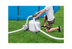 Bestway Flowclear Zandfilter 9,8 M³/u -Dophin Zwembaden Winkel bestway flowclear zandfilter 9 8 m u verstelbaar