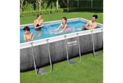 Bestway Power Steel Rotan Zwembad | 404 X 201 X 100 Cm 8 Bestway Power Steel Rotan Zwembad | 404 X 201 X 100 Cm -Dophin Zwembaden Winkel bestway power steel rotan 404 201 100 mensen