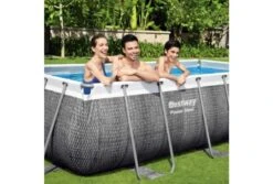 Bestway Power Steel Rotan Zwembad | 404 X 201 X 100 Cm 10 Bestway Power Steel Rotan Zwembad | 404 X 201 X 100 Cm -Dophin Zwembaden Winkel bestway power steel rotan 404 201 100 mensen 3
