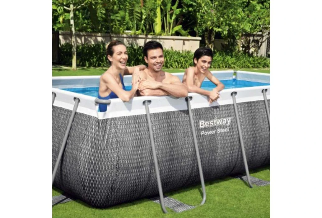 Bestway Power Steel Rotan Zwembad | 404 X 201 X 100 Cm 5 Bestway Power Steel Rotan Zwembad | 404 X 201 X 100 Cm - Afbeelding 5