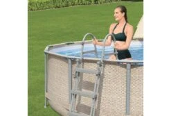 Bestway Power Steel Rotan Zwembad | Ø 396 X 107 Cm -Dophin Zwembaden Winkel bestway power steel rotan zwembad 396 x 107 cm 4
