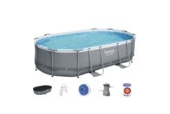 Bestway Power Steel Zwembad | 488 X 305 X 107 Cm -Dophin Zwembaden Winkel bestway power steel zwembad 488 x 305 x 107 cm onderdelen