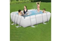 Bestway Power Steel Zwembad | 282 X 196 X 84 Cm -Dophin Zwembaden Winkel bestway power steel zwembad familie