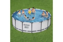 Bestway Steel Pro Max Zwembad | Ø 457 X 122 Cm -Dophin Zwembaden Winkel bestway steel pro max zwembad 457 x 122 cm in gebruik