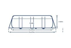 Intex Prism Frame Zwembad | 610 X 305 X 122cm Complete Set -Dophin Zwembaden Winkel intex 610 x 305 x 122cm