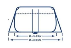 Intex Prism Frame Zwembad | 610 X 305 X 122cm Complete Set -Dophin Zwembaden Winkel intex 610 x 305 x 122cm inhoud breed