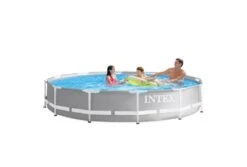 Intex Prism Frame Zwembad | 305 X 76cm -Dophin Zwembaden Winkel intex prism frame zwembad 305 x 76cm