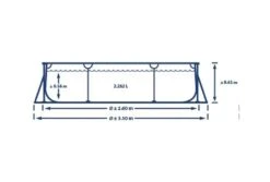 Intex Zwembad Metal Frame | 260 X 160 X 65cm -Dophin Zwembaden Winkel intex zwembad metal frame 260 x 165 x 65cm lengte