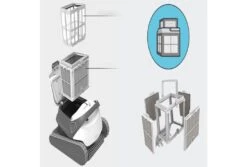 Dolphin Ruw Filter Inzetmandje, 70 Micron -Dophin Zwembaden Winkel ruw filter inzetmandje 70 micron in gebruik dolphin
