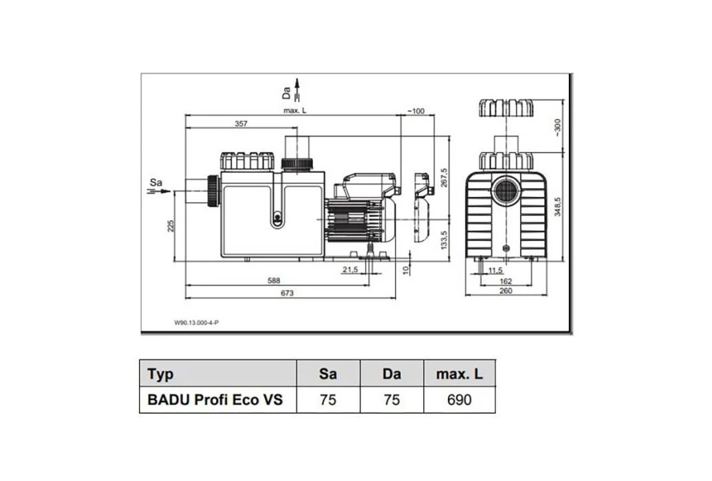 Speck Badu Profi Eco VS Variabele Zwembadpomp | 31 M³/u 3 Speck Badu Profi Eco VS Variabele Zwembadpomp | 31 M³/u - Afbeelding 3