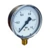Splash-X Manometer Ø63mm Kunststof 1/4" Onderaansluiting Bereik 0-1 Bar